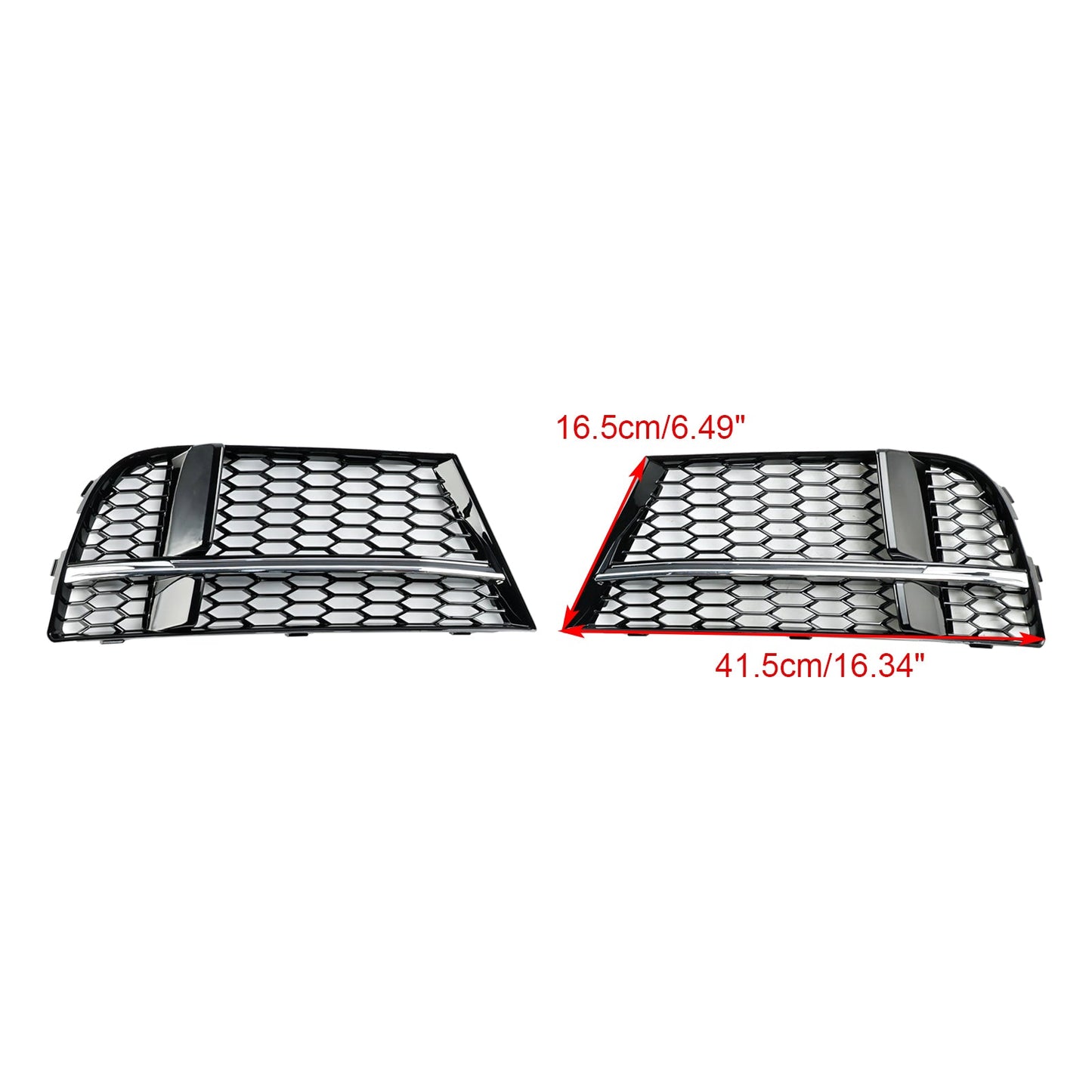 2016.05-2020 Audi A3 8V S-Line Sedan/Sportback/Convertible Front Fog Light Cover Bezel Grille