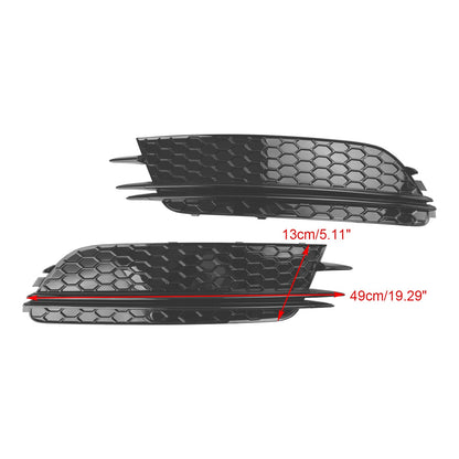 Audi 2012-2015 A6 C7 2PCS Front Fog Light Cover Bezel Grille