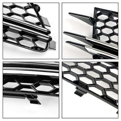Audi 2012-2015 A6 C7 2PCS Front Fog Light Cover Bezel Grille