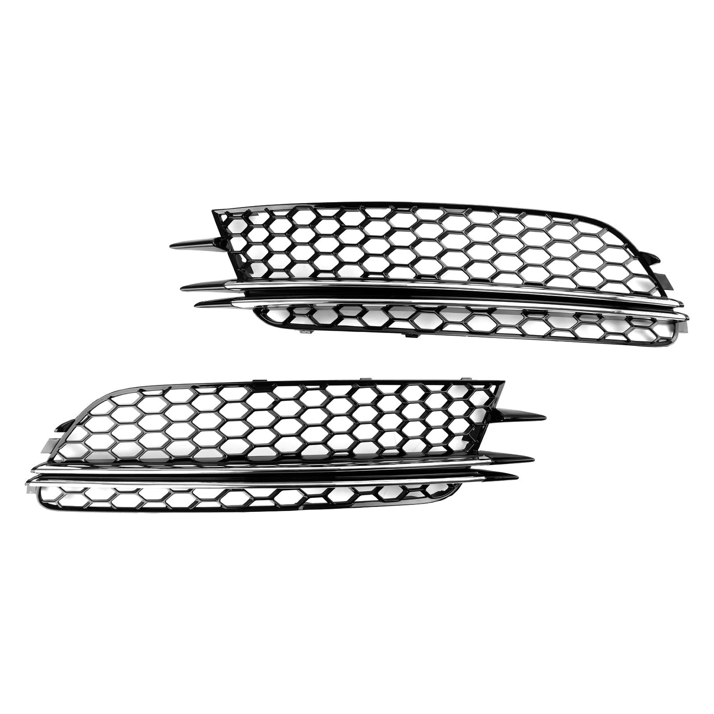 Audi 2012-2015 A6 C7 2PCS Front Fog Light Cover Bezel Grille