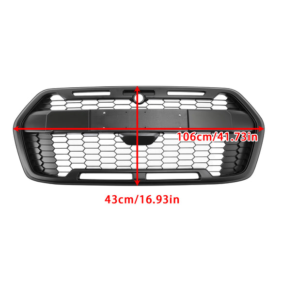 2020-2024 Ford Transit 150 250 350 Front Bumper Grill Replacement Matte Black Grille Raptor Style Grill