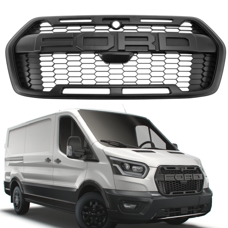 2019-2026 Ford Transit T150 T250 T350 Raptor Style Front Bumper Grille 2467809 LK31-17B968-AA5YZ9