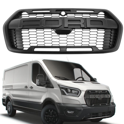 2019-2026 Ford Transit 150 250 350 Front Bumper Grill Replacement Matte Black Grill