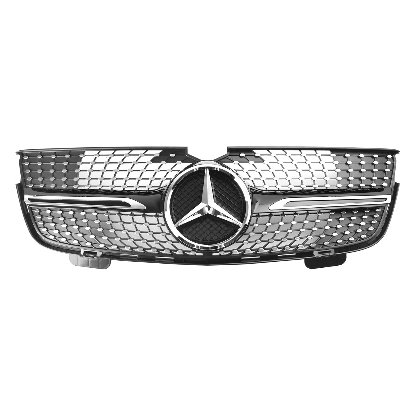 Benz 2007-2009 GL-Class X164 GL350 Chrome Diamonds Mercedes Grill Front Bumper Grille