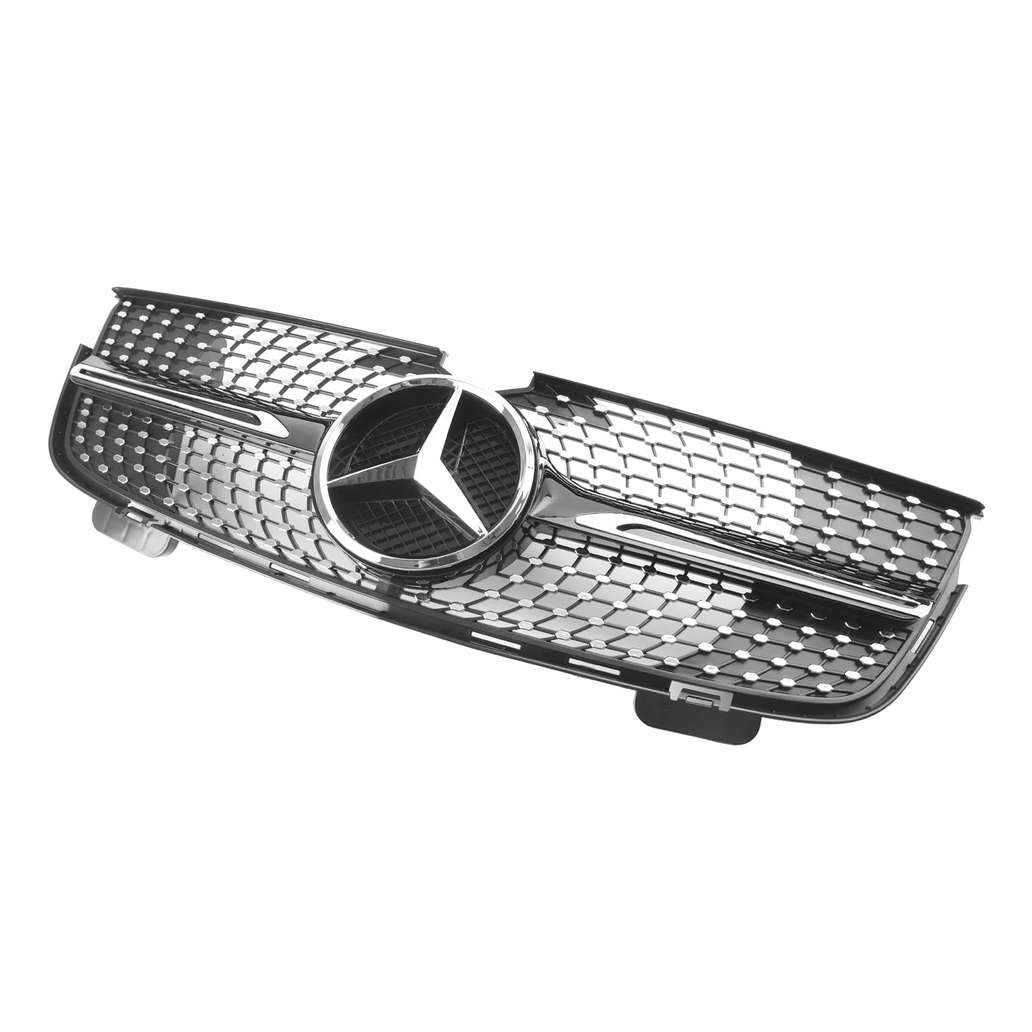 Benz 2007-2009 GL-Class X164 GL350 Chrome Diamonds Mercedes Grill Front Bumper Grille