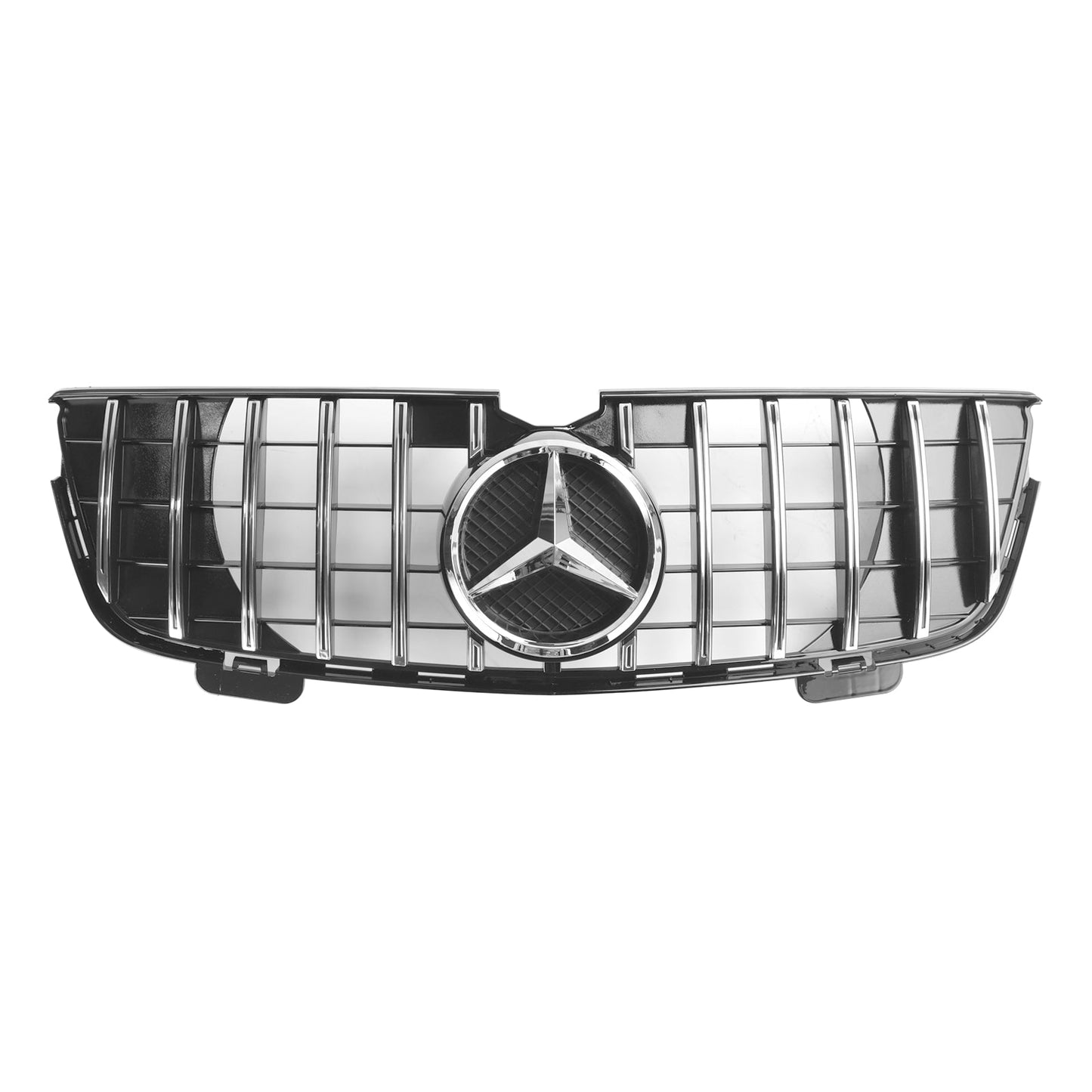 2007-2009 Mercedes-Benz GL-Class X164 GL320 GT Front Bumper Grill GTR Style Chrome Black Grill