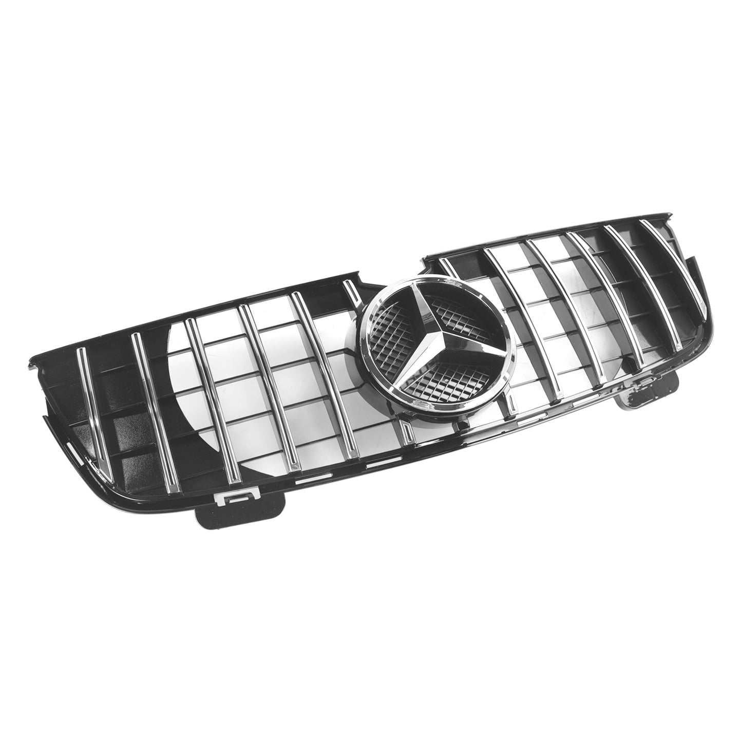Mercedes-Benz 2007-2009 GL-Class X164 GL350 GTR Style Front Bumper Grill Chrome Black Grill