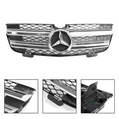 2007-2009 Mercedes-Benz GL-Class X164 Front Grille Air Intake Radiator Bumper Chrome Grill