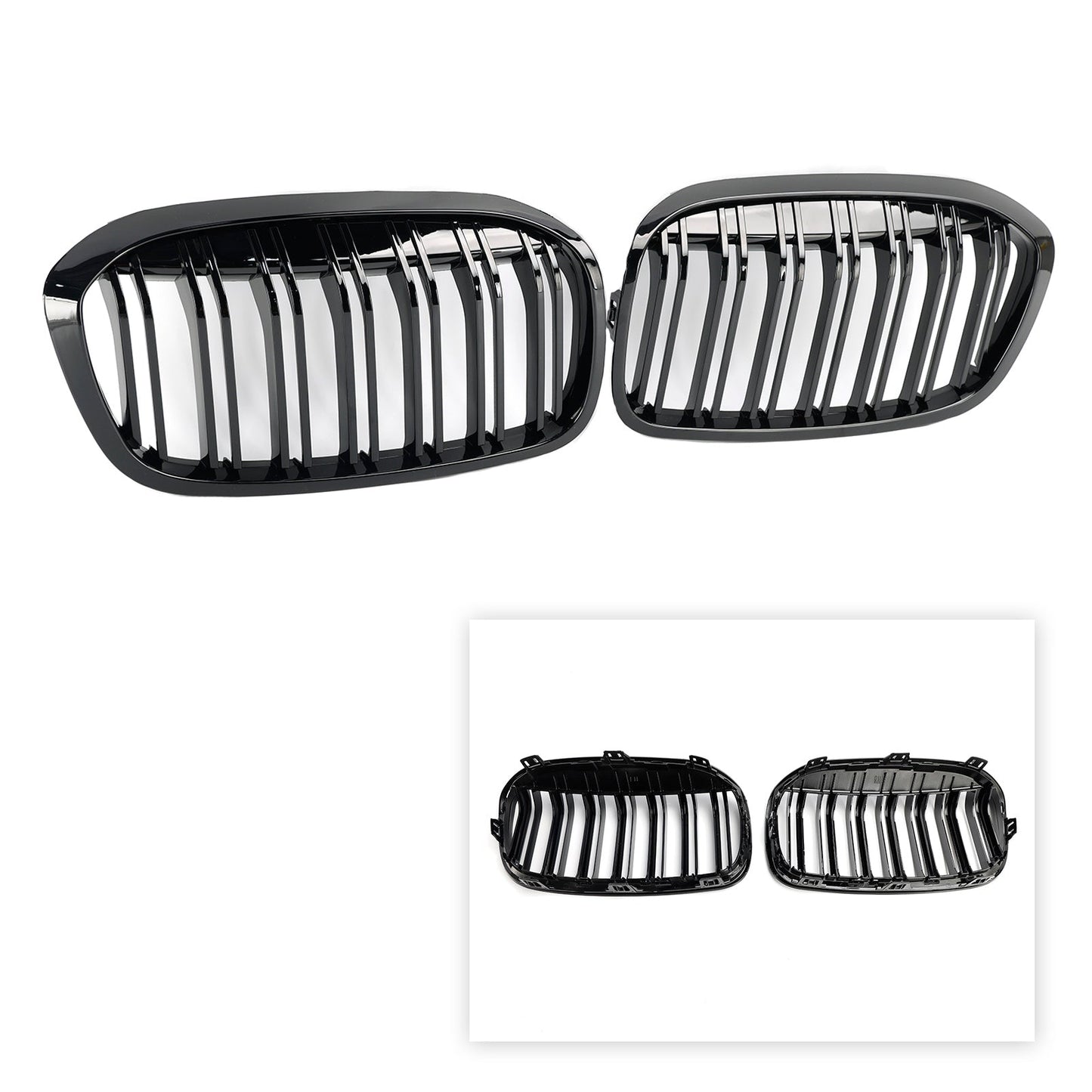 2018-2021 BMW 2 Series F45 F46 218i/220d/218d/M235i Front Kidney Grill Gloss Black Grille