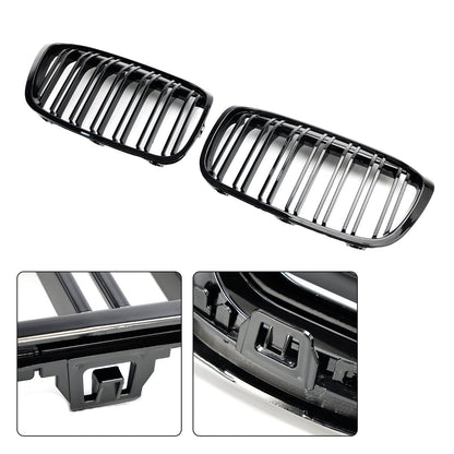 2018-2021 BMW 2 Series F45 F46 218i/220d/218d/M235i Front Kidney Grill Gloss Black Grille