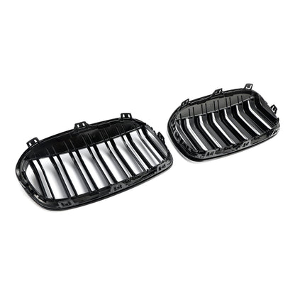 2018-2021 BMW 2 Series F45 F46 218i/220d/218d/M235i Front Kidney Grill Gloss Black Grille