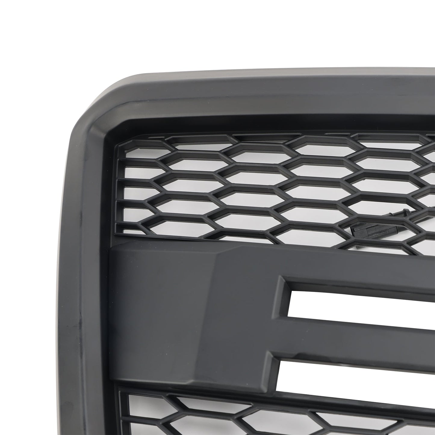 2004 2005 2006 2007 2008 Ford F150 Raptor Style Front Grill Mesh Hood Gray Black Grille With LED Light