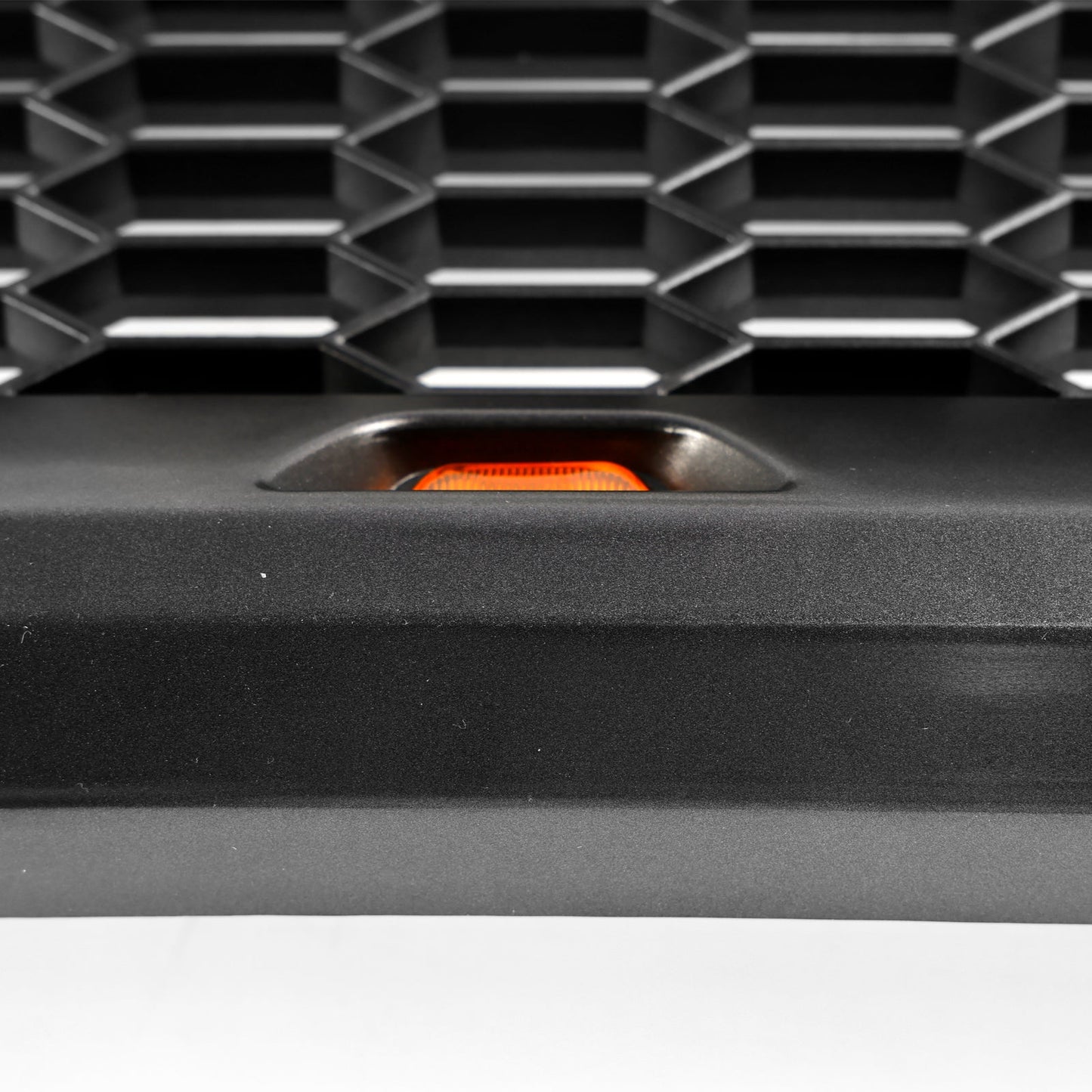 Ford F150 2004-2008 Front Bumper Black / Gray Grille W/LED & Letter Raptor Style Grille