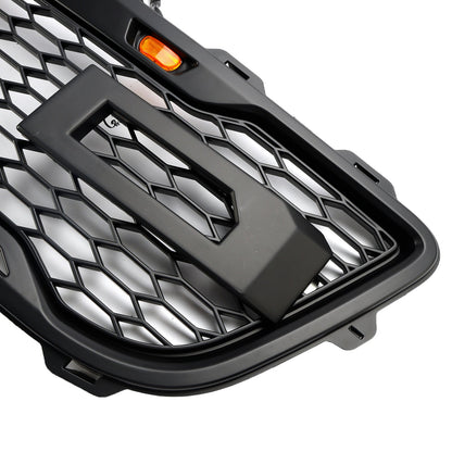 1999-2003 Ford F150 W/ Led Matte Black Front Honeycomb Bumper Grille Grill Generic