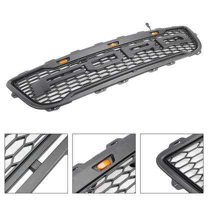1999-2003 Ford F150 Matte Black Front Honeycomb Bumper Grill W/Led Generic