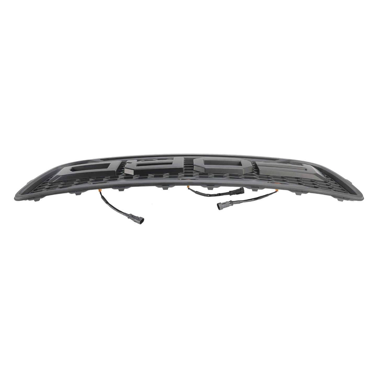 1999-2003 Ford F150 Raptor Style Front Honeycomb Bumper Grille Matte Black Grill W/ LED Light & Letter