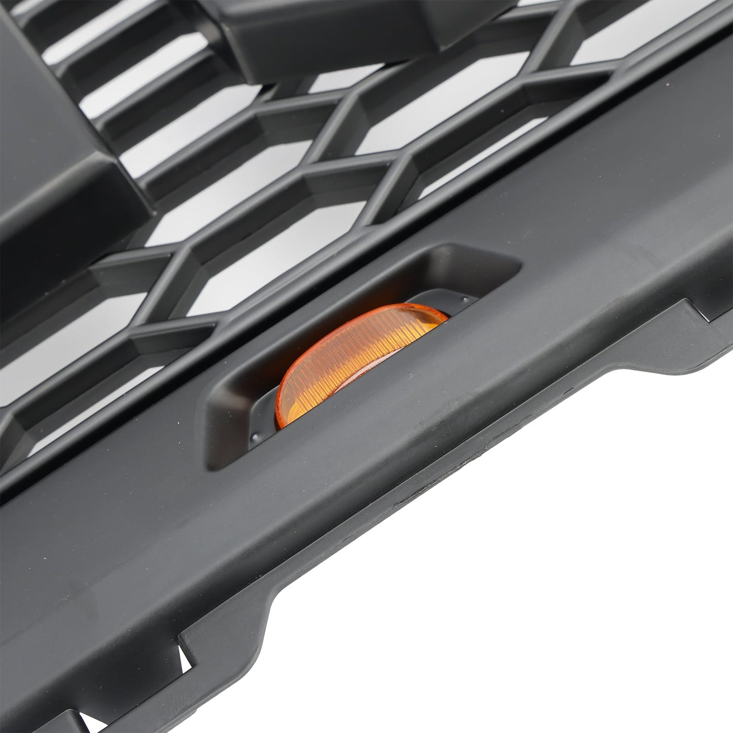 Ford F150 1999 2000 2001 2002 2003 Raptor style Grill Front Bumper Replacement Black Grille W/ LED Light
