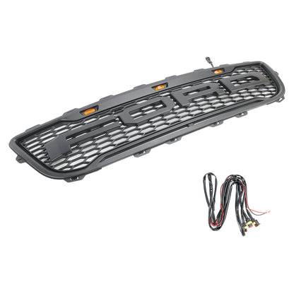 Ford F150 1999-2003 Matte Black Front Honeycomb Bumper Grill W/LED