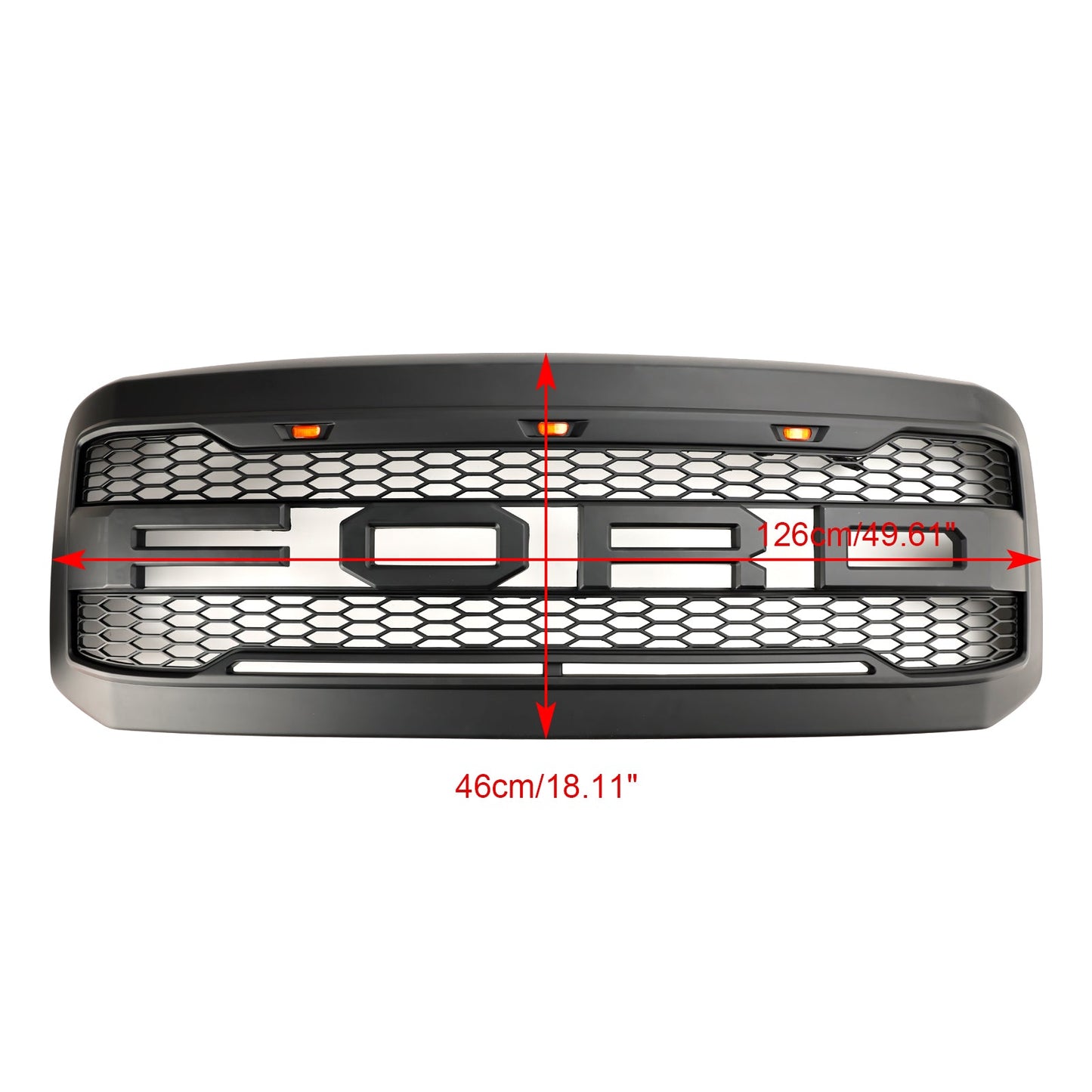 Ford F250 F350 2005-2007 Super Duty Front Bumper Grill Grille W/ LED Generic