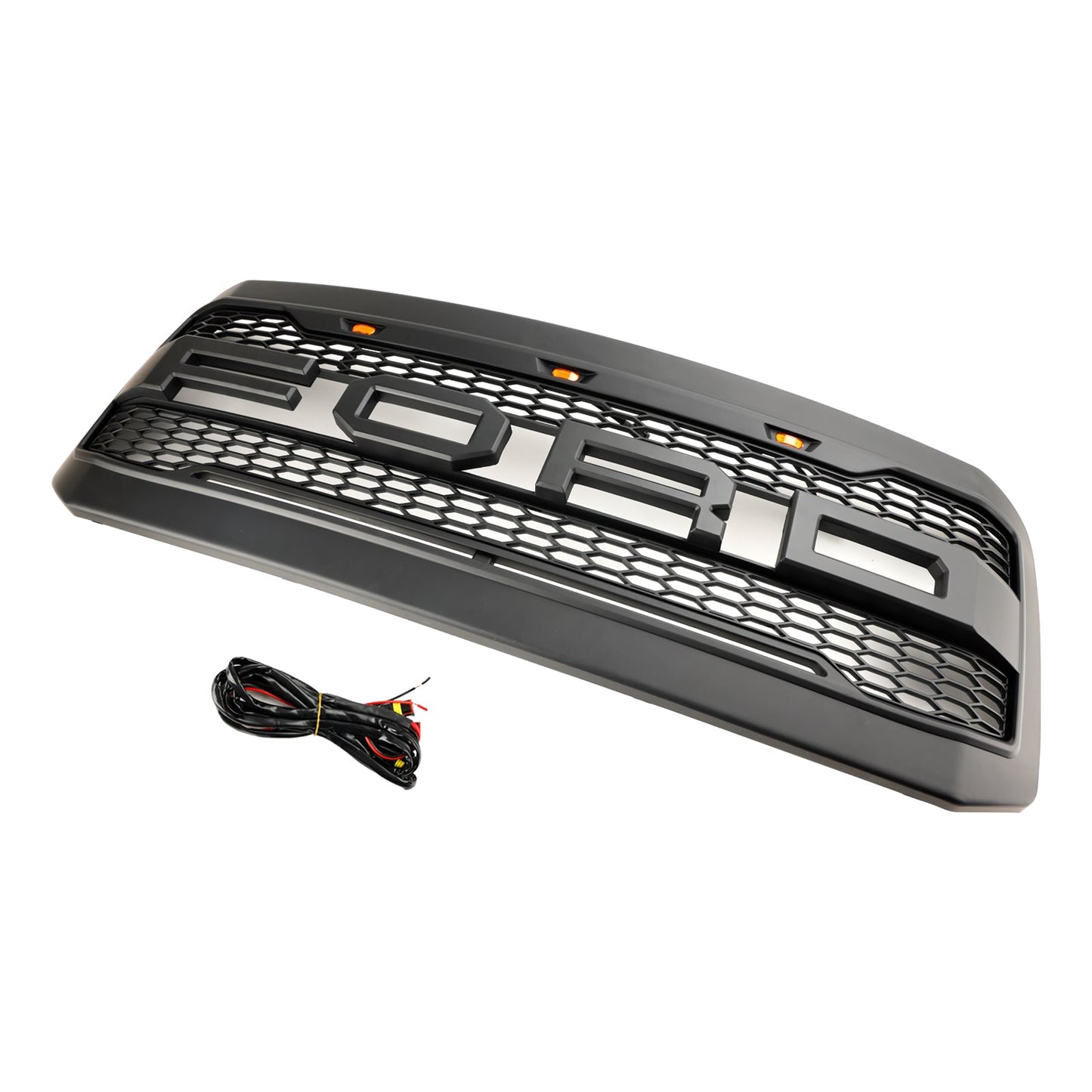 Ford F250 F350 2005-2007 Super Duty Front Bumper Grill Grille W/ LED Generic