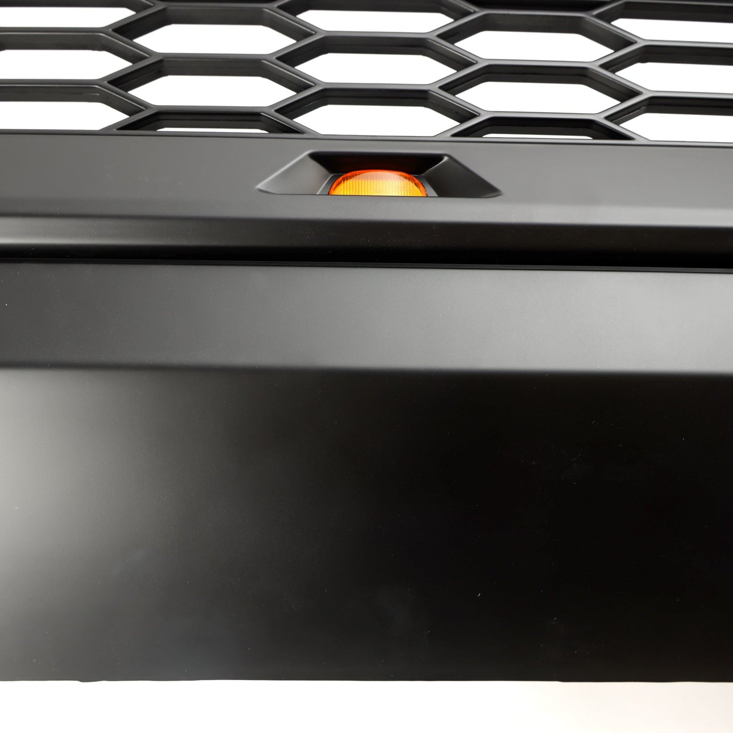 Ford F250 F350 F450 Super Duty 2008-2010 Raptor Style Matte Black Grill Front Bumper Honeycomb Grille With LED Light