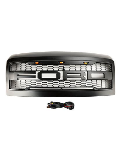 F250 F350 2008-2010 Ford Super Duty Front Bumper Grill w/Lights Generic