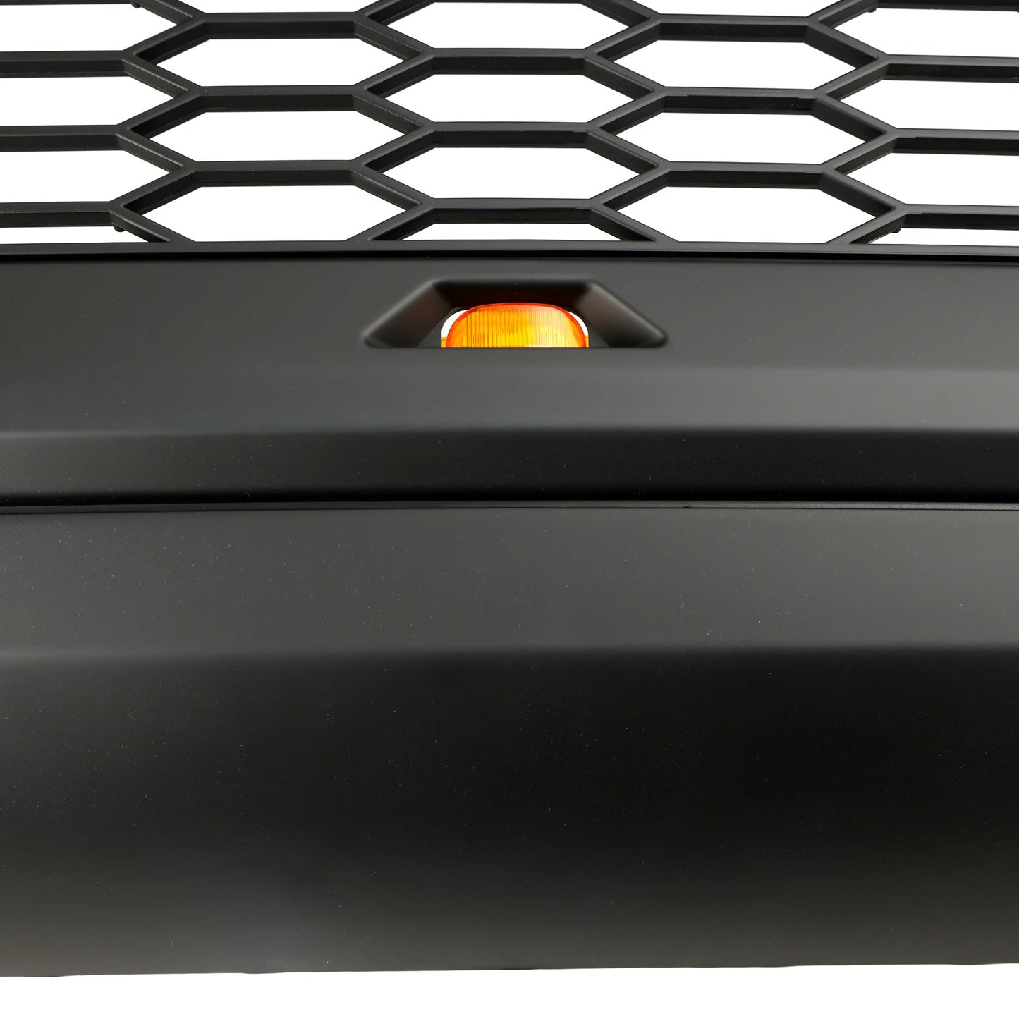 Ford 2011-2016 F250 F350 F450 F550 Super Duty Front Grille Upper Bumper Honeycomb Black Grill With LED