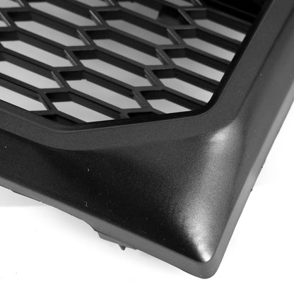 2009-2014 Ford F150 Raptor Style Grille W/ LED Light Front Bumper Matte Black / Glossy Black / Gray Honeycomb Grill