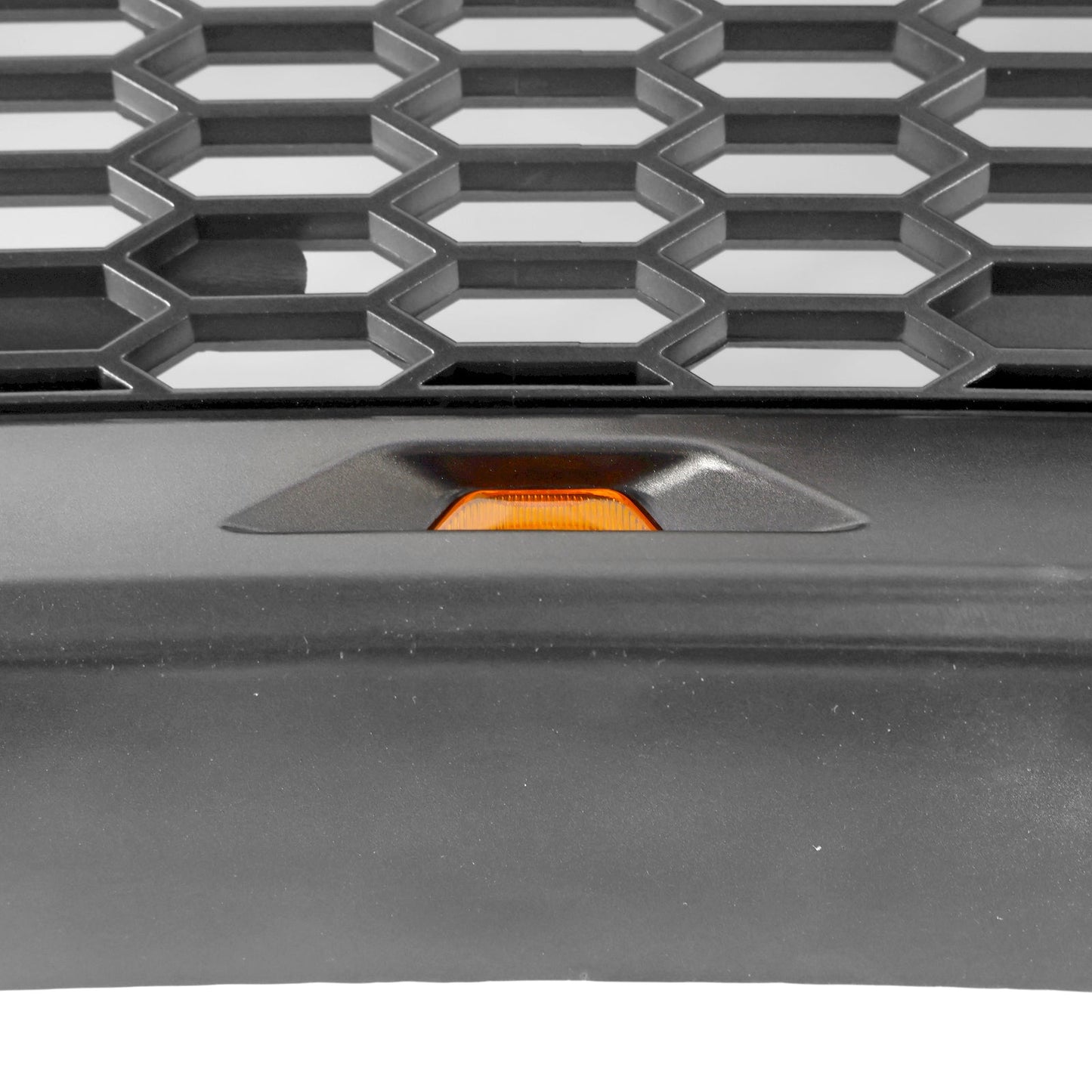 2009-2014 Ford F150 Raptor Style Grille W/ LED Light Front Bumper Matte Black / Glossy Black / Gray Honeycomb Grill