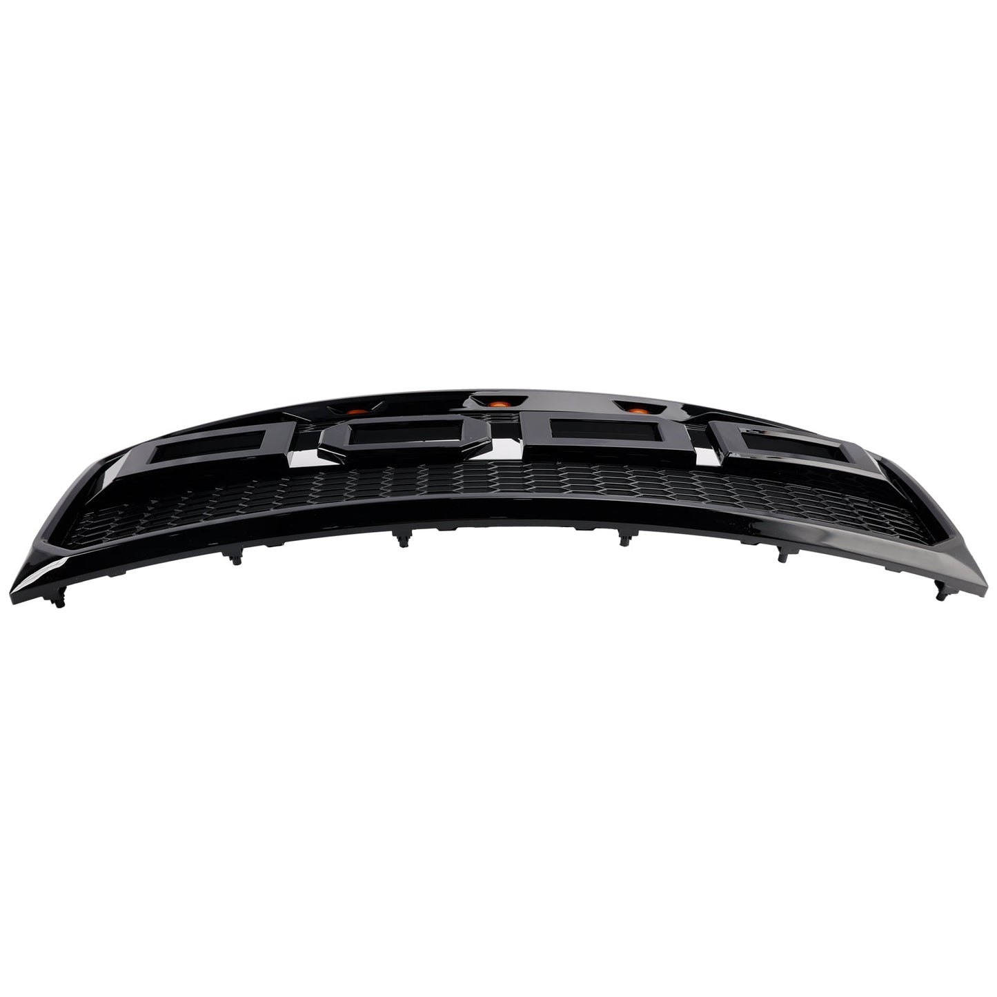 2009-2014 Ford F150 Gloss Black Raptor Style Front Bumper Grille Grill