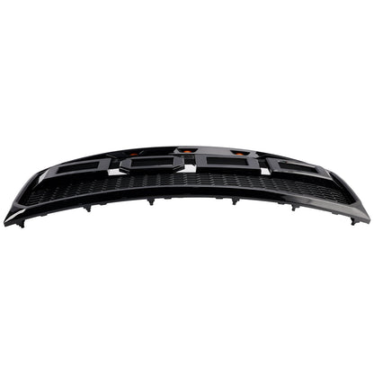 2009-2014 Ford F150 Gloss Black Raptor Style Front Bumper Grille Grill