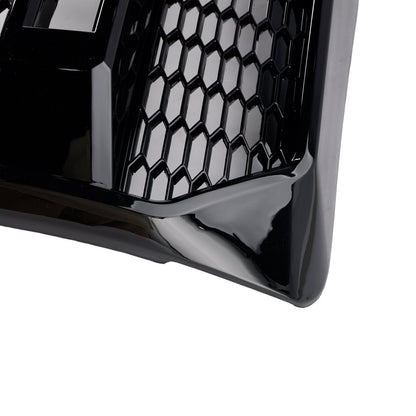 2009-2014 Ford F150 Gloss Black Raptor Style Front Bumper Grille Grill