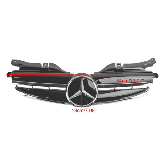 1998-2004 Mercedes Benz SLK-Class R170 SLK320 SLK230 SLK200 Front Bumper Grille Black Grill