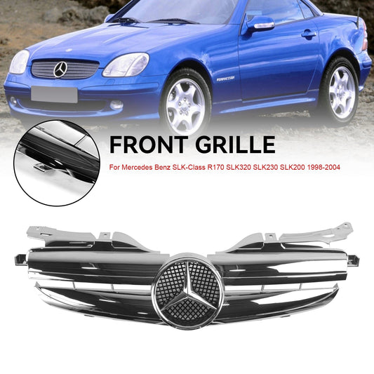 1998-2004 Mercedes Benz 521999696H R170 SLK320 SLK230 SLK200 SLK-Class Front Bumper Grill