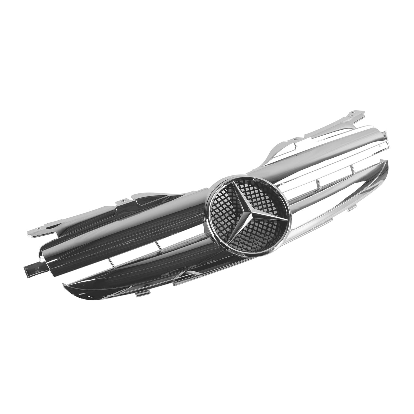 1998-2004 Mercedes Benz SLK-Class R170 SLK320 SLK230 SLK200 Front Bumper Grill Chrome Replacement Grille