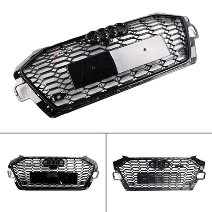 2020-2022 Audi A4 B9.5 A4 S-Line S4 RS4 Style Front Bumper Grill Replacement Black Grille