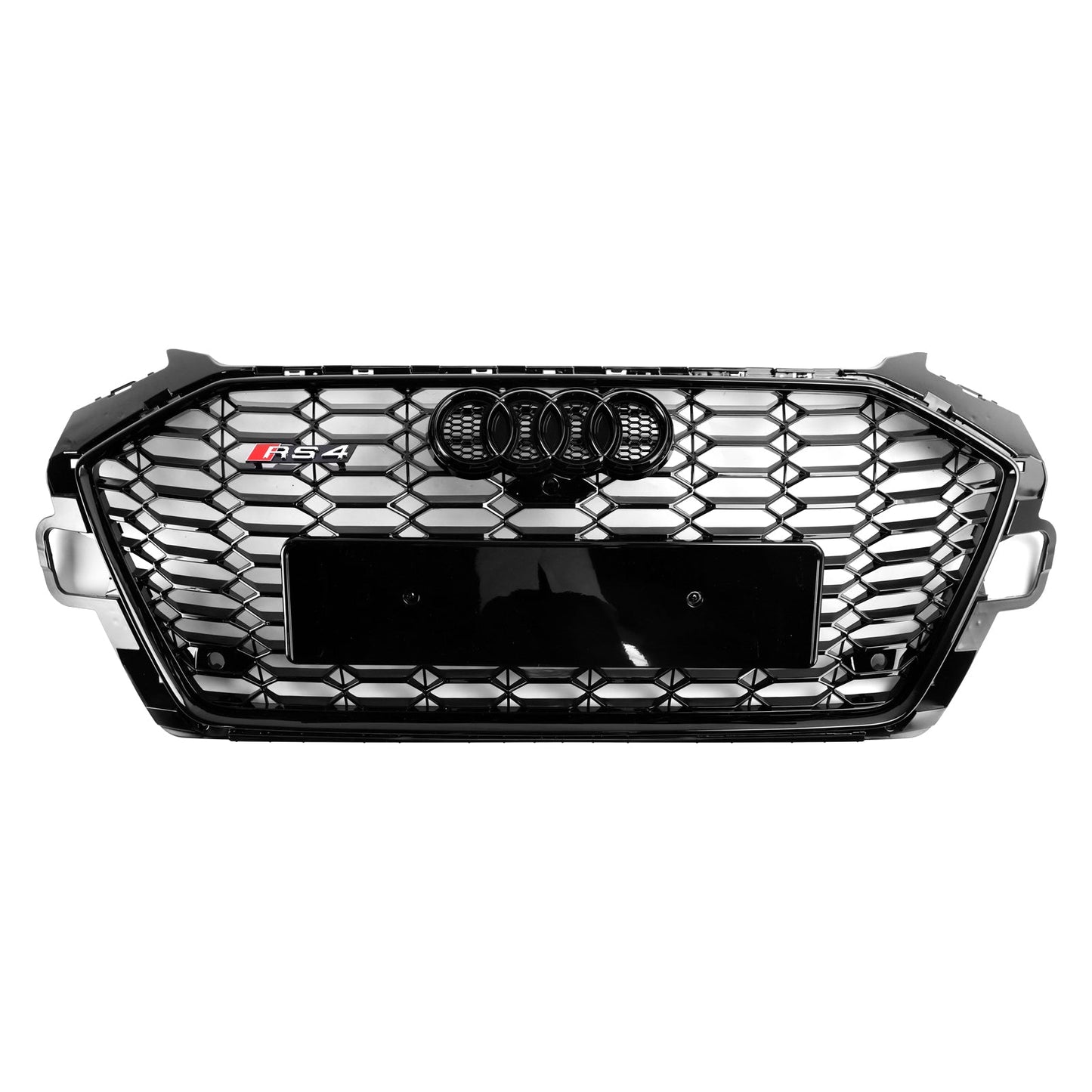 2020-2022 Audi A4 B9.5 A4 S-Line S4 RS4 Style Front Bumper Grill Replacement Black Grille