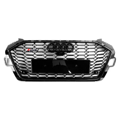 2020-2022 Audi A4 B9.5 A4 S-Line S4 RS4 Style Front Bumper Grill Replacement Black Grille