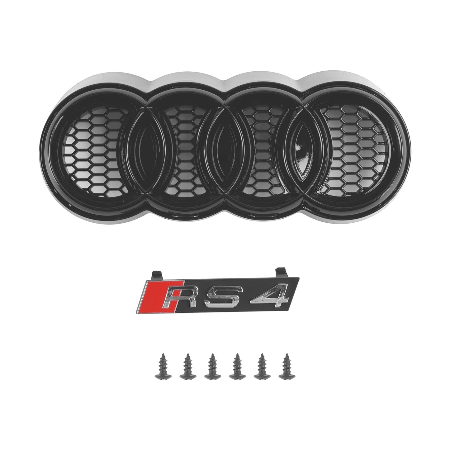2020-2022 Audi A4 B9.5 A4 S-Line S4 RS4 Style Front Bumper Grill Replacement Black Grille