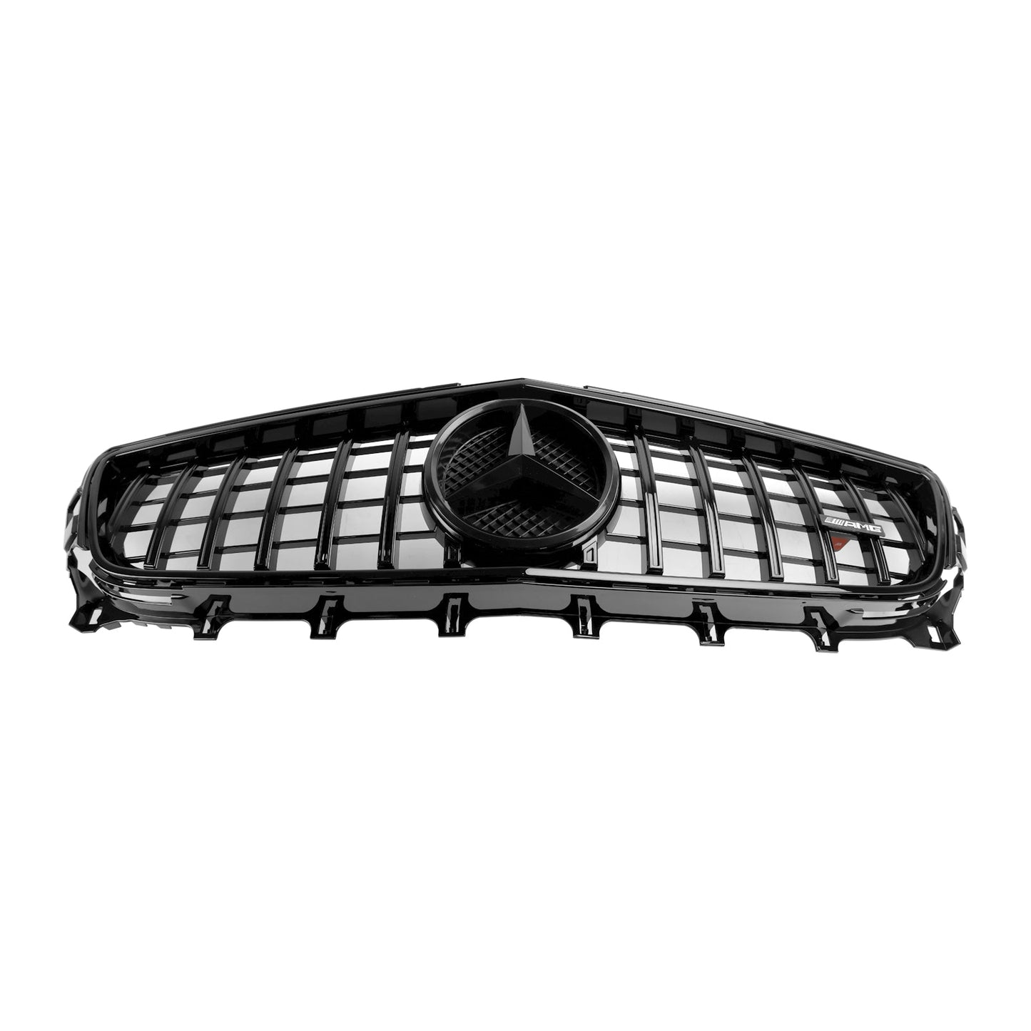 2011-2014 Mercedes Benz CLS W218 C218 X218 CLS250/350/400/500/550 Diamond / AMG Style Grille Front Bumper Black Grill