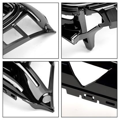 2011 2012 2013 2014 Mercedes Benz CLS-Class W218 CLS250/350/400/500/550 Front Bumper AMG Grill Glossy Black Grille