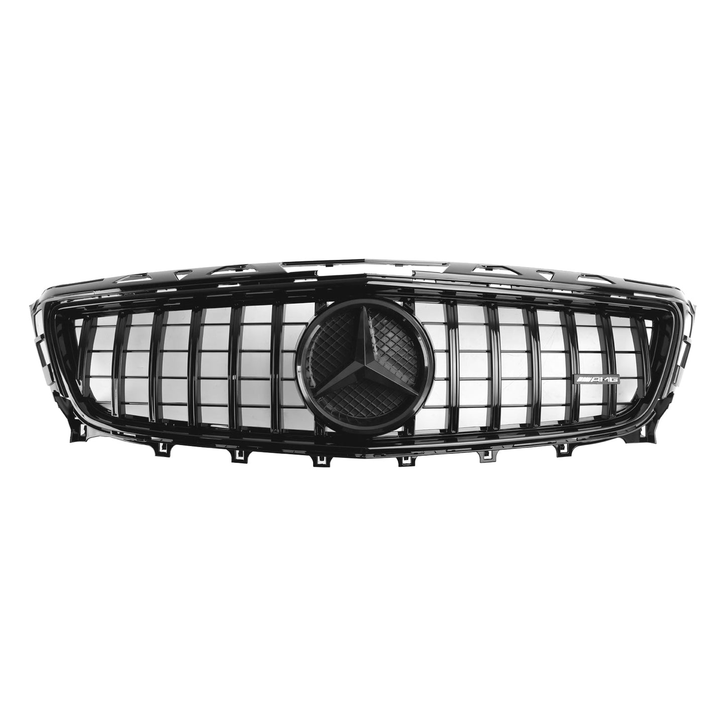 2011-2014 Mercedes Benz CLS-Class W218 C218 X218 AMG Style Front Bumper Grille Black Replacement Grill