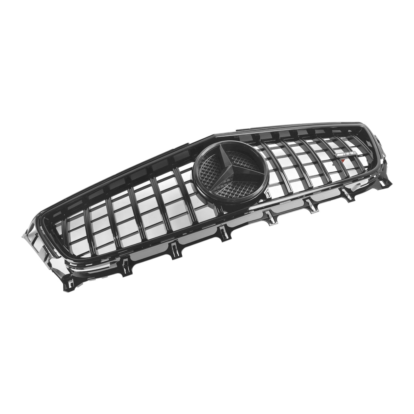 2011-2014 Mercedes Benz CLS W218 C218 X218 CLS250/350/400/500/550 Diamond / AMG Style Grille Front Bumper Black Grill