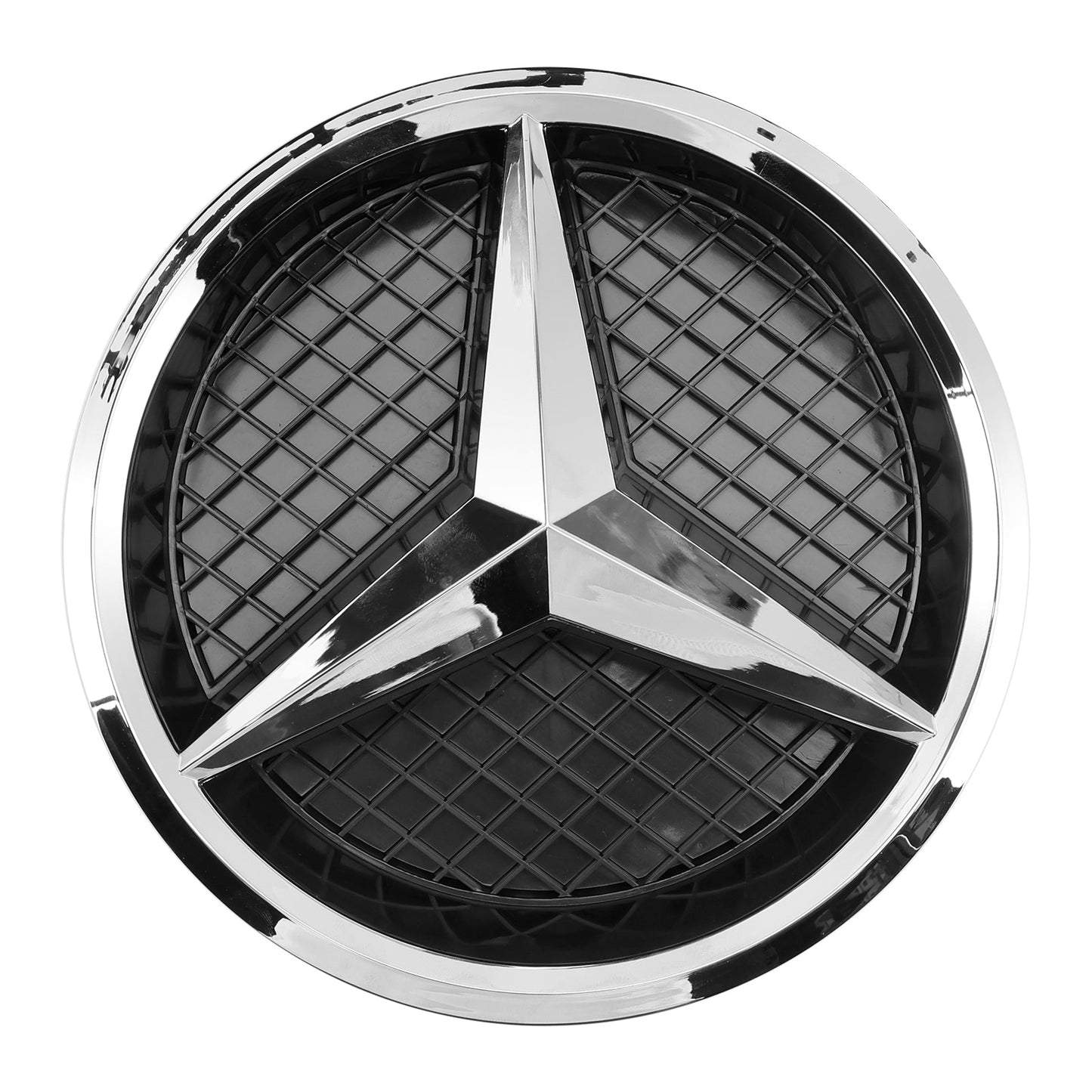 2011-2014 Mercedes Benz CLS-Class W218 C218 X218 GTR Styel Grill Front Bumper Chrome Replacement Grille W/ Emblem