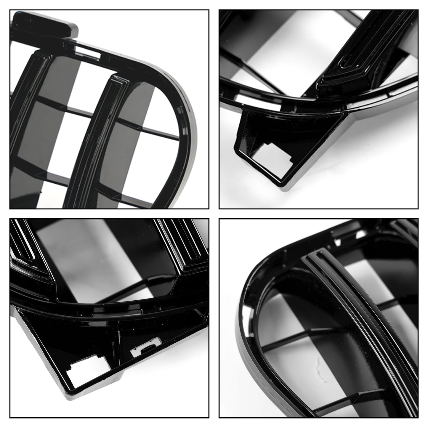 2017-2019 Mercedes Benz GLA-Class W156 X156 GLA180/200/220/45 Facelift Front Grill Black Replacement Grille