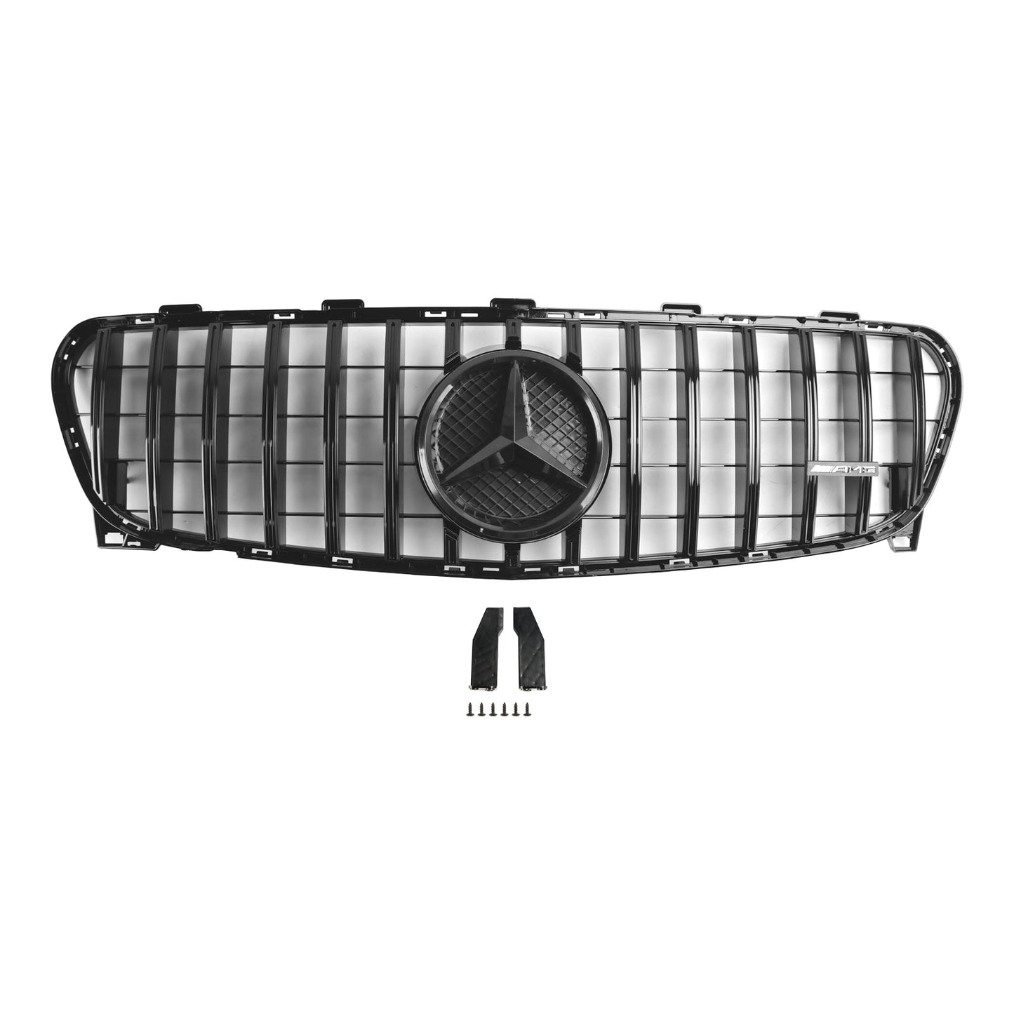 2017-2019 Mercedes Benz GLA-Class W156 X156 GLA180/200/220/45 Facelift Front Grill Black Replacement Grille