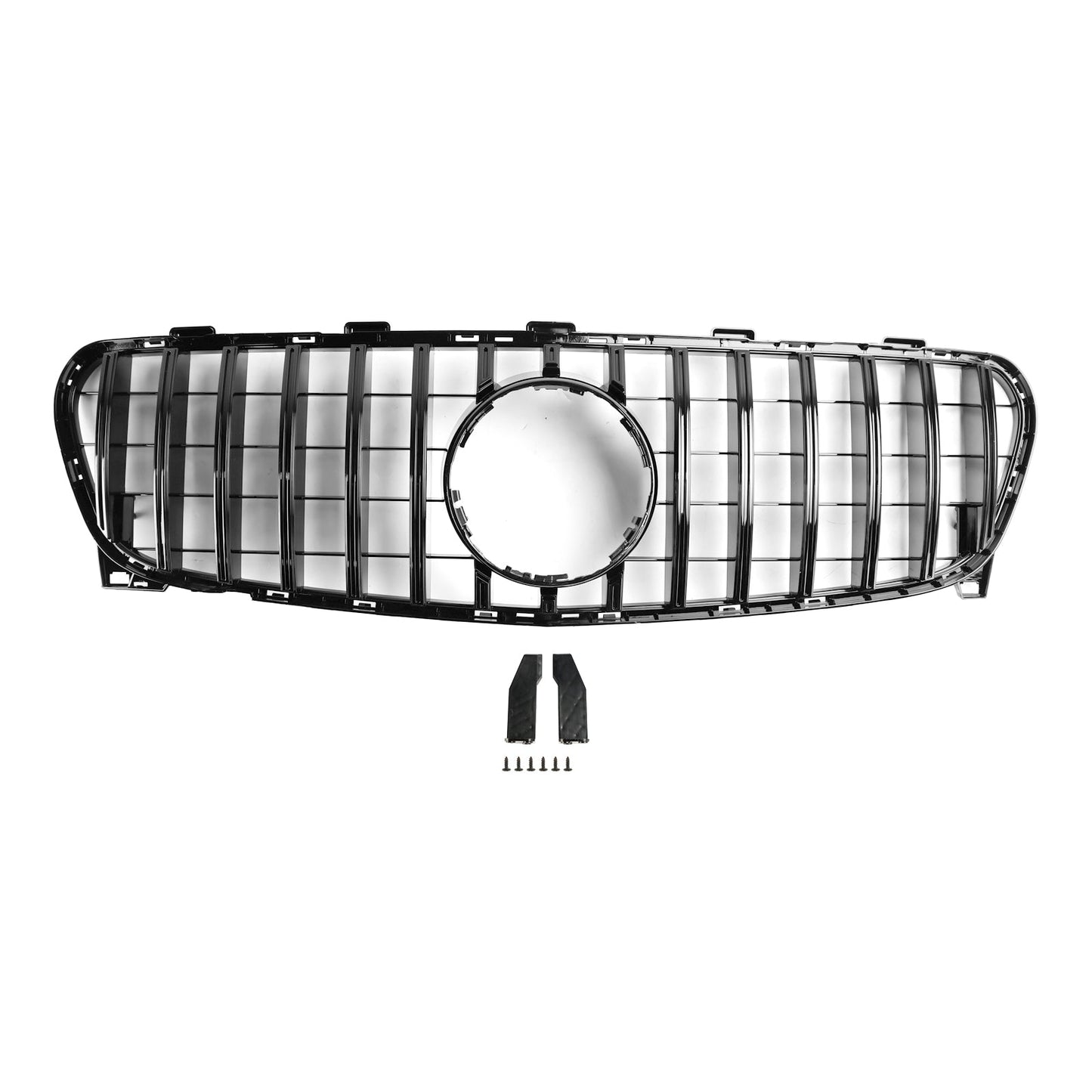 2017-2019 Mercedes Benz GLA-Class W156 X156 GLA180/200/220/45 Facelift Front Grill Black Replacement Grille