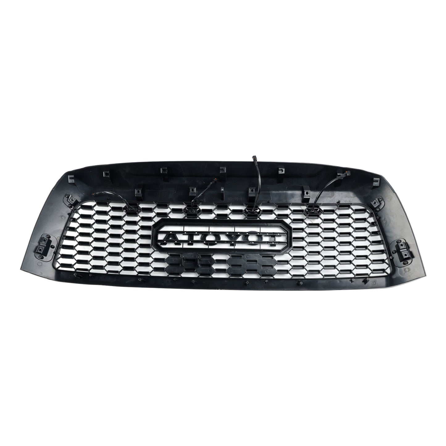 2008-2018 Toyota Sequoia Front Bumper Grill Matte Black Grille With Led Lights