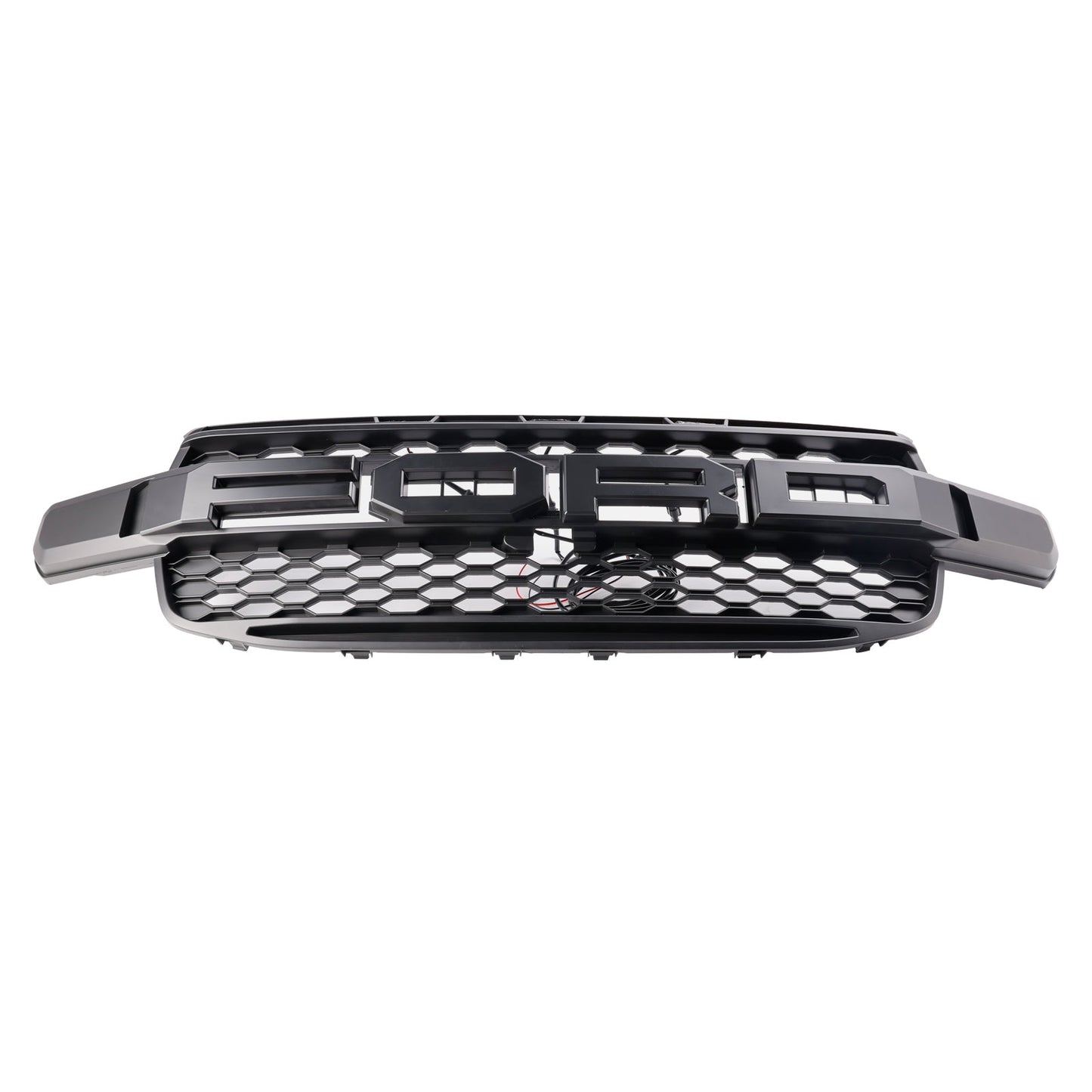 2023 2024 Ford Ranger Front Grill Raptor Black Grille With White LED Light With Camera Mount