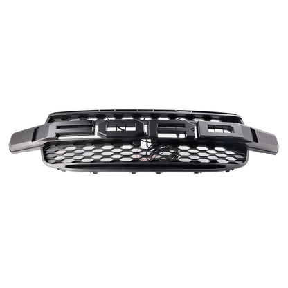 2023 2024 Ford Ranger Front Grill Raptor Black Grille With White LED Light With Camera Mount